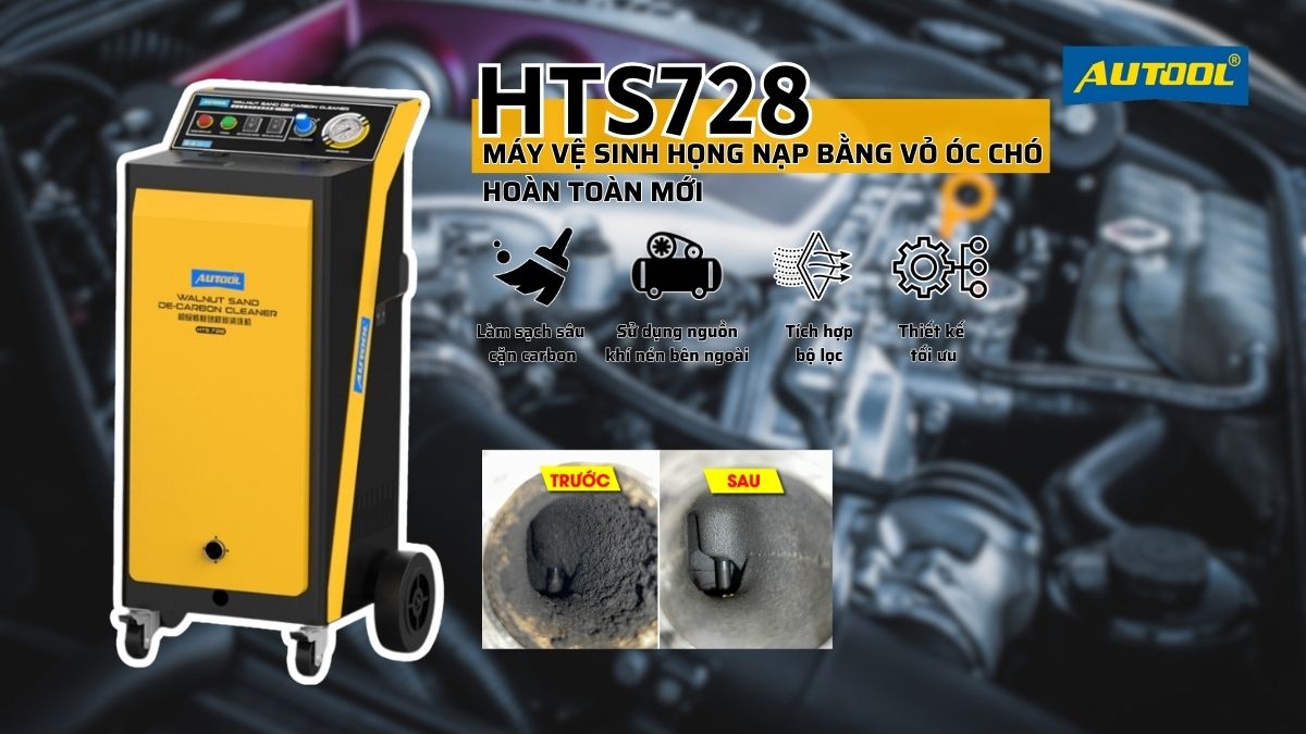 Máy vệ sinh họng nạp Autool HTS728