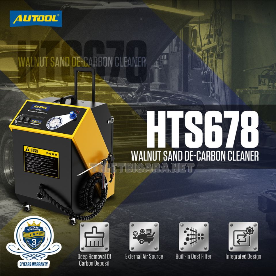 Máy bắn vỏ óc chó vệ sinh họng nạp AUTOOL HTS678 (1) Máy bắn vỏ óc chó vệ sinh họng nạp AUTOOL HTS678