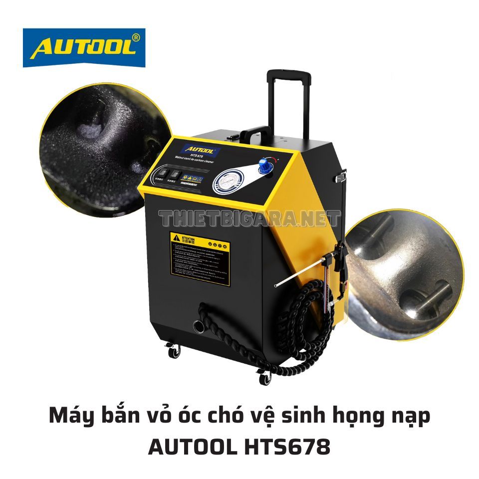 Máy Bắn Vỏ Óc Chó Vệ Sinh Họng Nạp AUTOOL HTS678