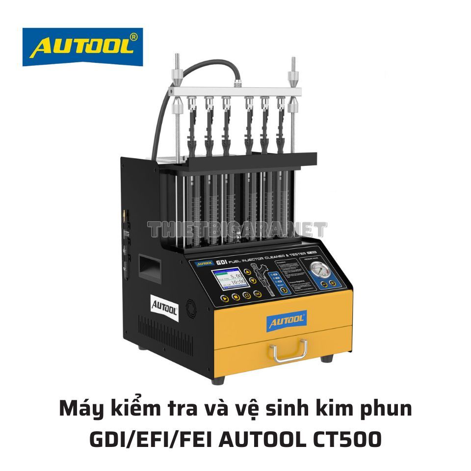 Máy Vệ Sinh Và Kiểm Tra Kim Phun Điện Tử GDI/EFI/FSI AUTOOL CT500