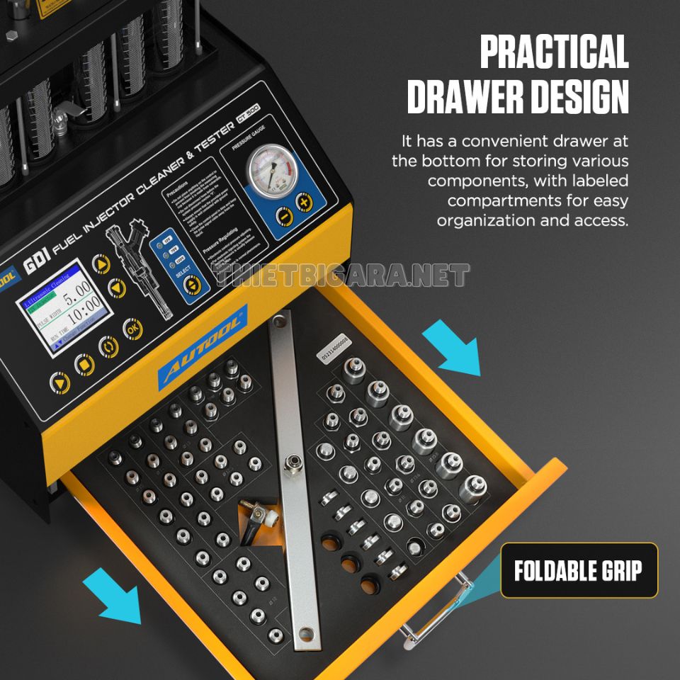 Ngăn kéo tích hợp trên AUTOOL CT500