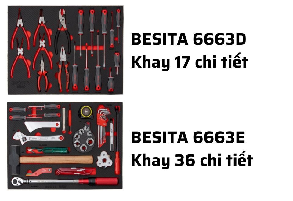 Khay dụng cụ tủ đồ nghề Besita 6663 (1) Khay dụng cụ tủ đồ nghề Besita 6663