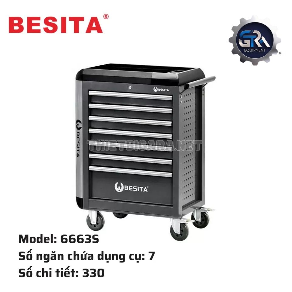 Tủ Đồ Nghề 7 Ngăn 330 Chi Tiết BESITA 6663S