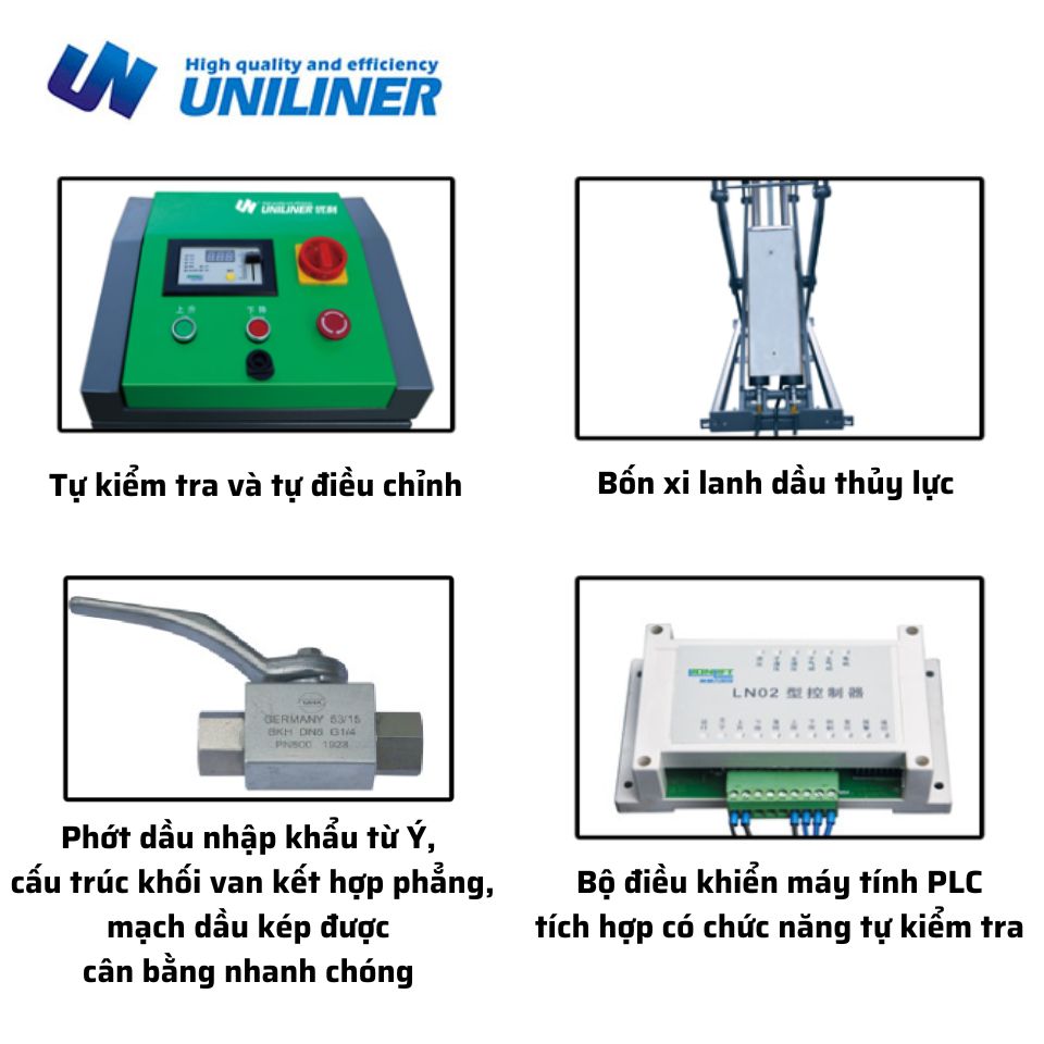 Đặc điểm nổi bật của cầu nâng cắt kéo uni-liner UL4221 (1) Đặc điểm nổi bật của cầu nâng cắt kéo uni-liner UL4221