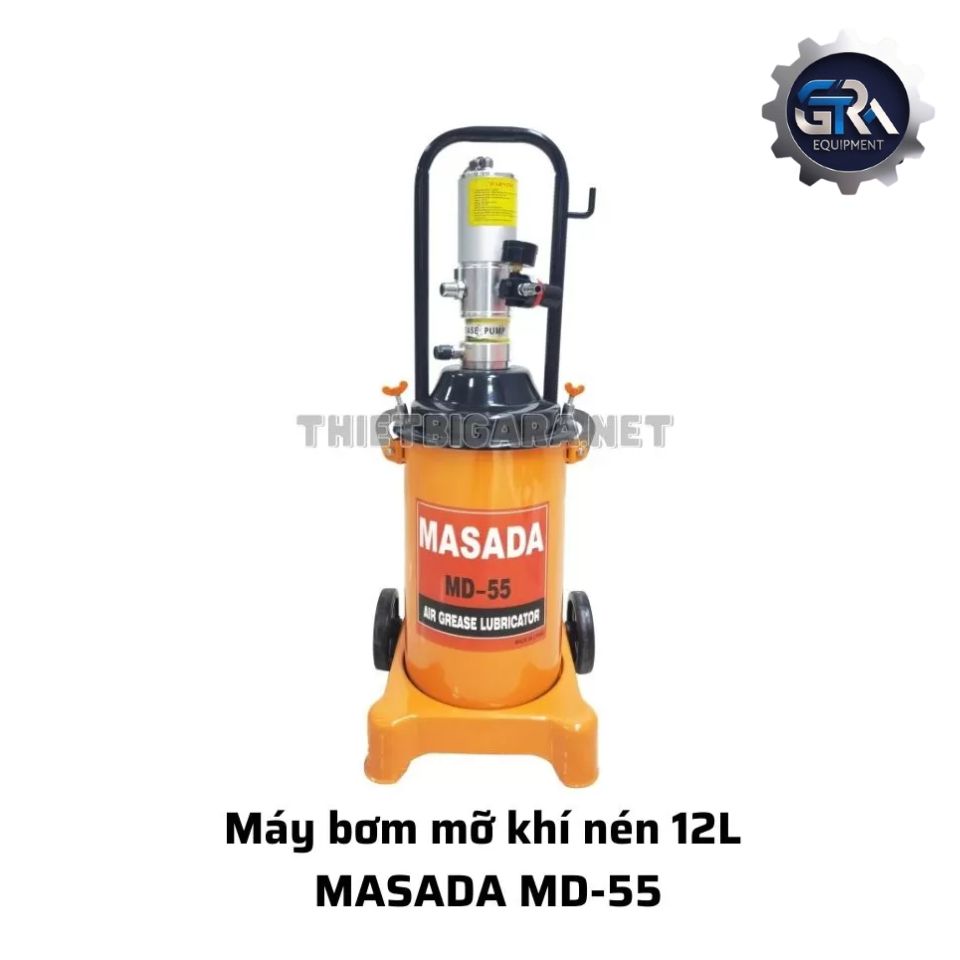 Máy Bơm Mỡ Khí Nén 12L MASADA MD-55