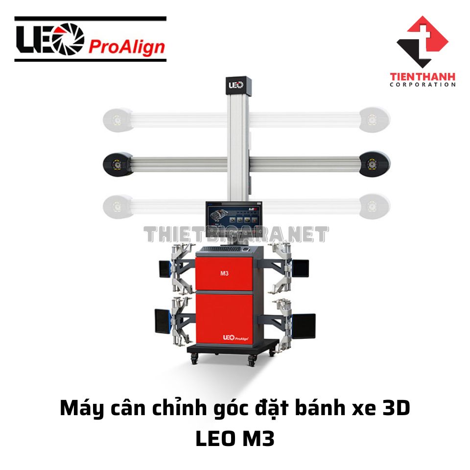 Máy cân chỉnh góc đặt bánh xe 3D LEO M3