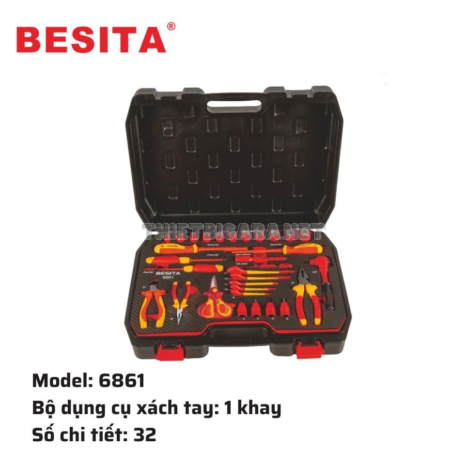 Bộ Dụng Cụ Xách Tay Sửa Chữa Xe Điện BESITA 6861