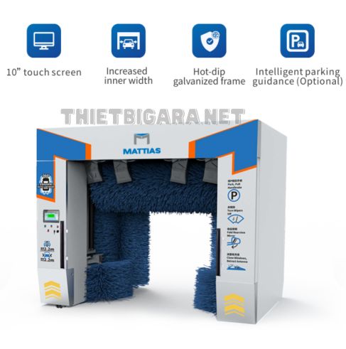 Hệ Thống Rửa Xe Tự Động Kiểu Lăn Qua M-LM515B