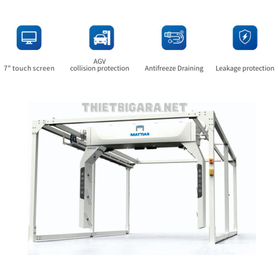 Hệ Thống Rửa Xe Tự Động Không Chạm MATTIAS M-WS100