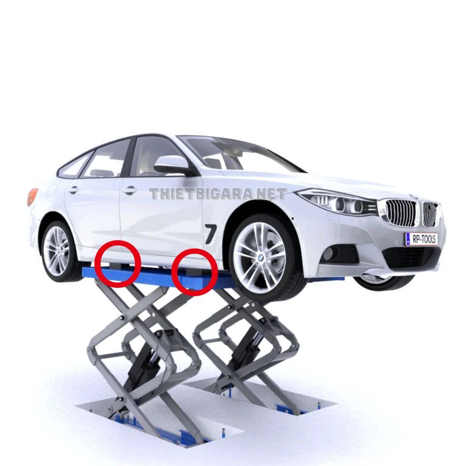 Bộ 4 Su Kê Gầm Ô Tô Cho Cầu Nâng
