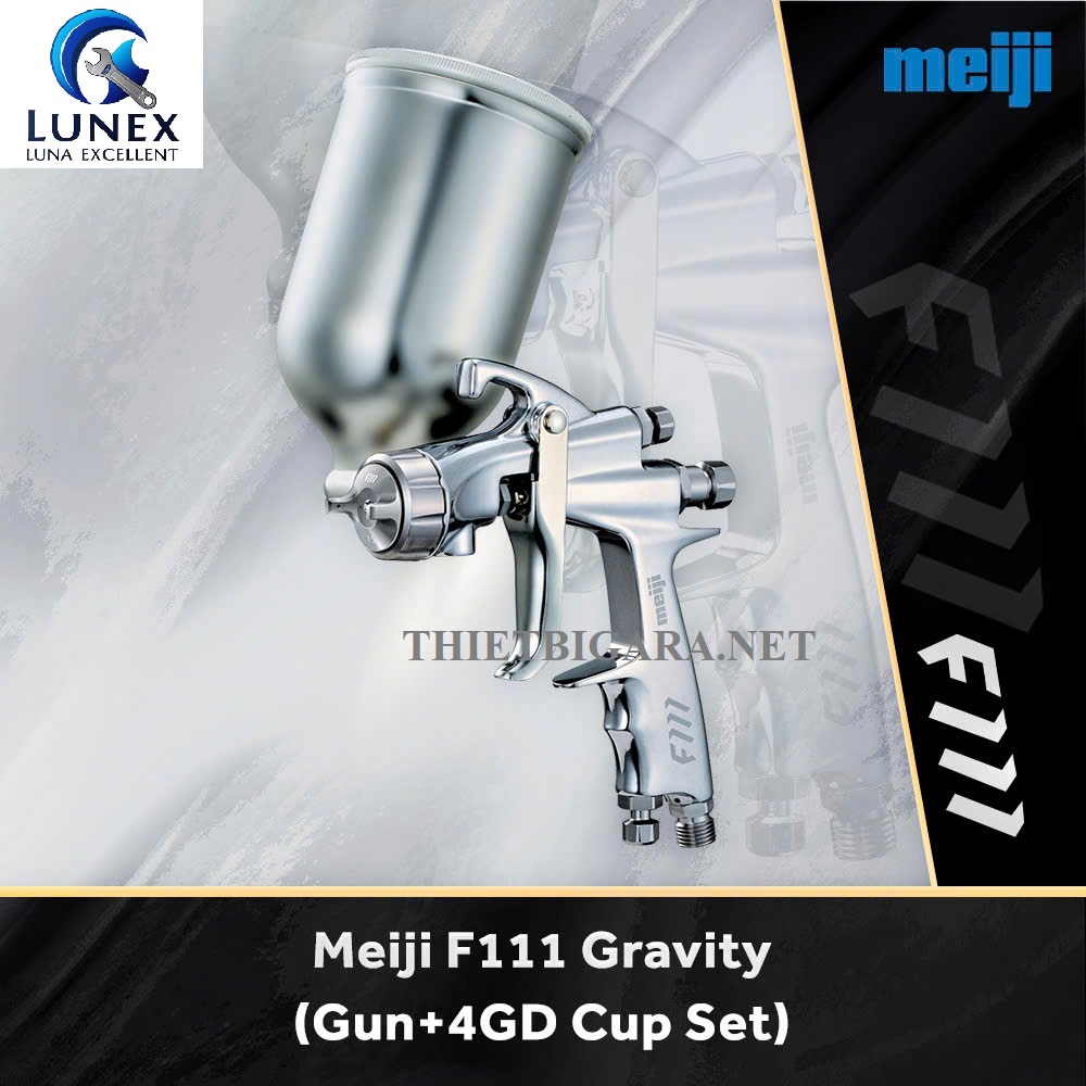 Súng Phun Sơn Meji F111-G13T Witch 4GD Made in Japan