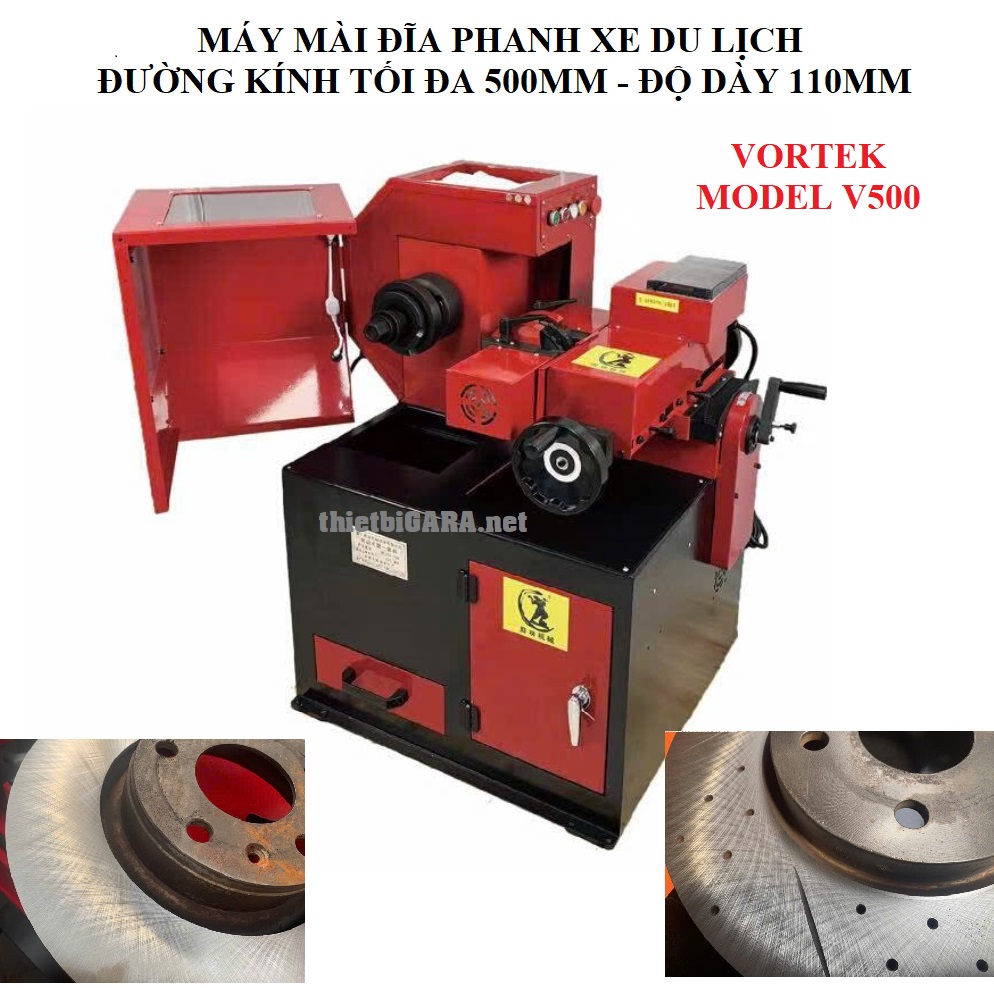 Máy Mài Đĩa Phanh Xe Ô Tô Vortek V500